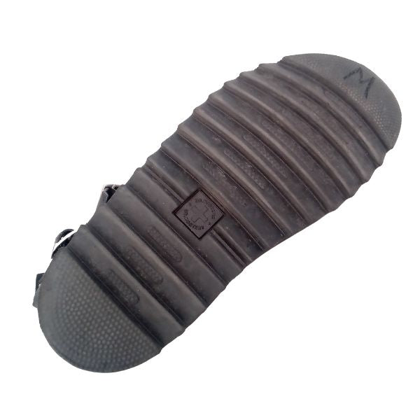Avry Black Leather Sandal | 7 UK