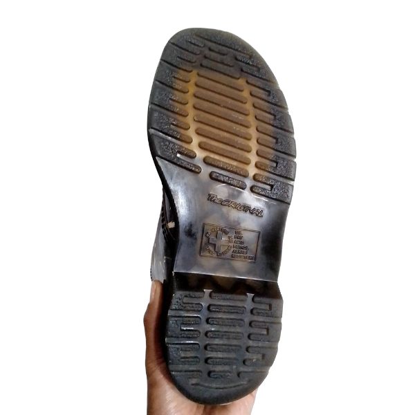 Pascal Marble Black White Patent Leather | 5 UK