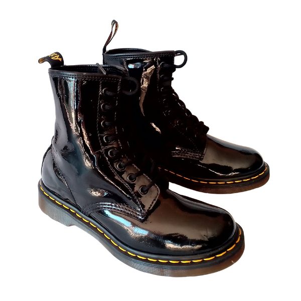 1460 W Black Patent Leather | 5 UK