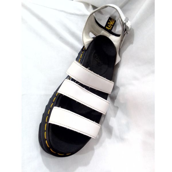 Blaire White Leather Sandal | 6 UK