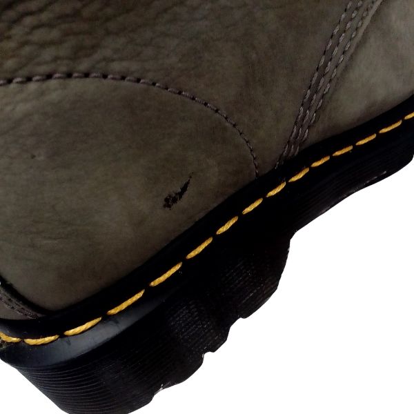 Serena Nickel Grey Milled Nubuck Leather | 6 UK