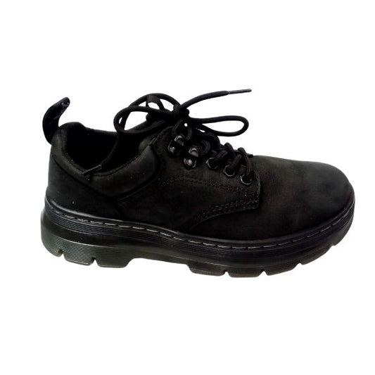 Reeder Milled Nubuck Leather Utility Black | 6 UK