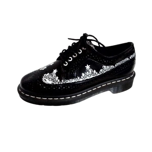 3989 Lace Wingtip Brogue Leather Shoe | 4 UK