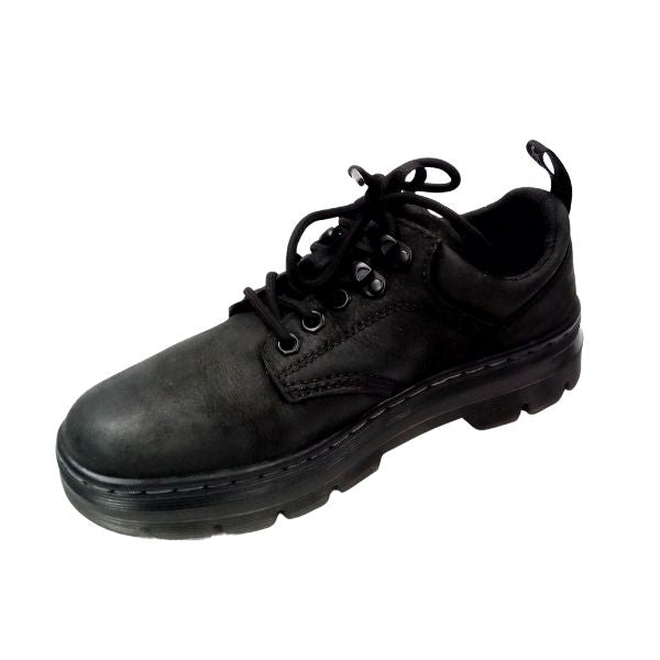 Reeder Milled Nubuck Leather Utility Black | 6 UK