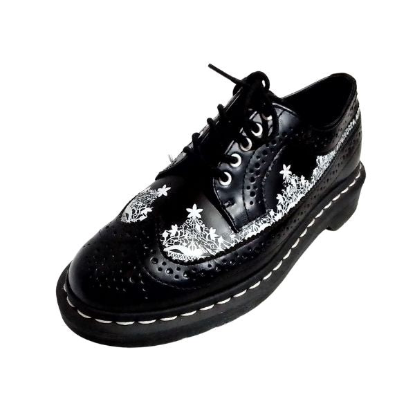 3989 Lace Wingtip Brogue Leather Shoe | 4 UK