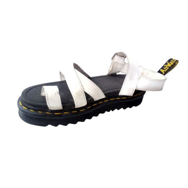 Avry White Leather Sandal | 6 UK