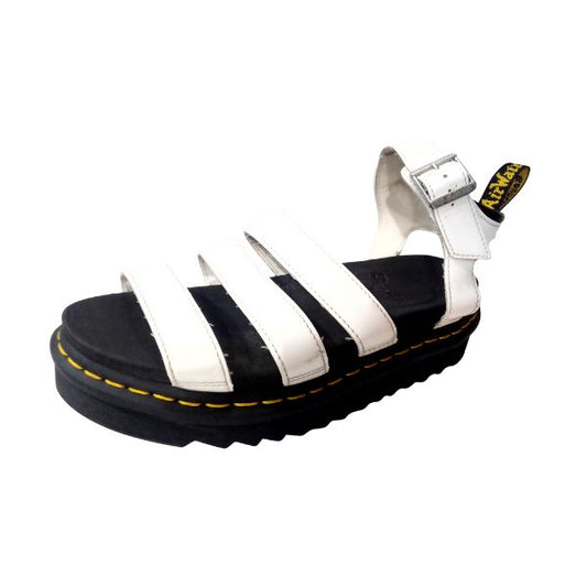 Blaire White Leather Sandal | 6 UK