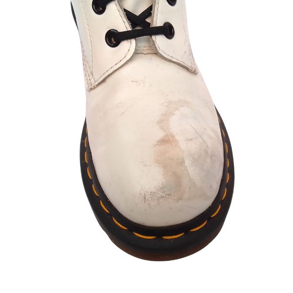1460 White Leather Boots | 6 UK