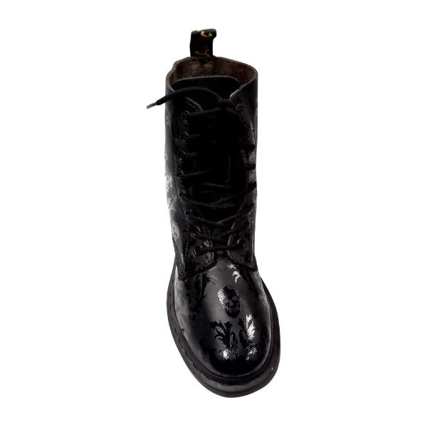Cassidy Skull Leather Boots | 4 UK