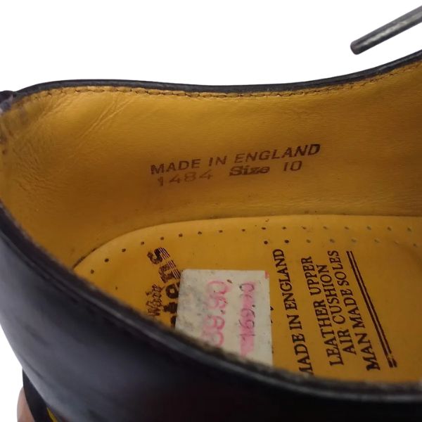 1484 Black Waxy Leather | 10 UK