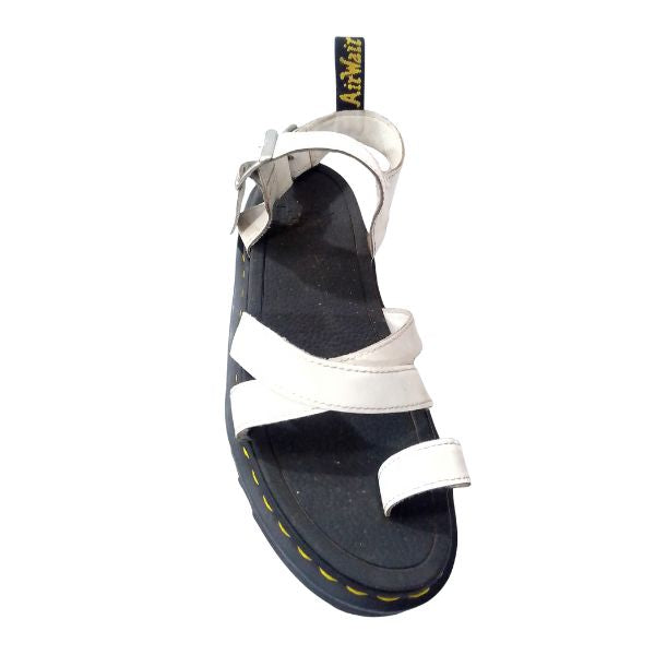 Avry White Leather Sandal | 6 UK