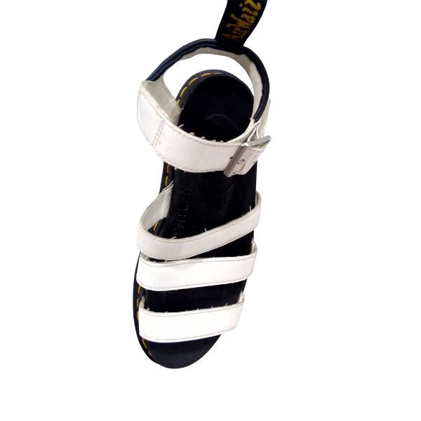 Blaire White Leather Sandal | 6 UK