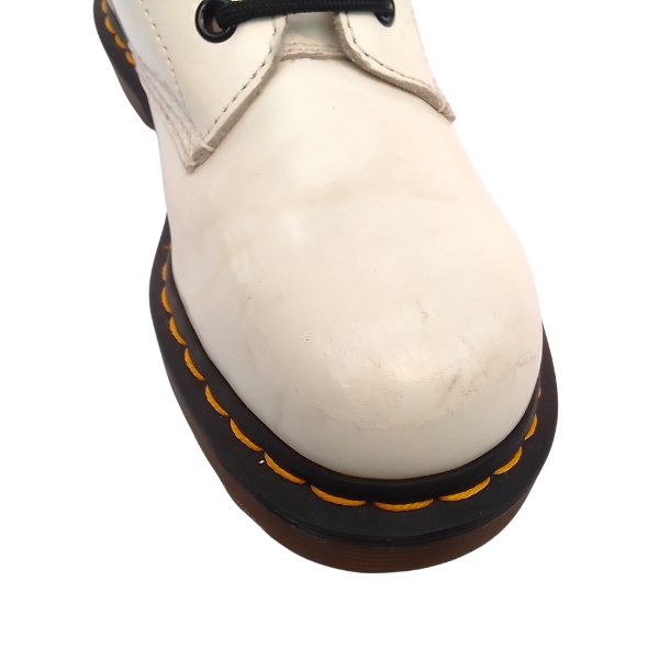 1460 White Leather Boots | 5 UK