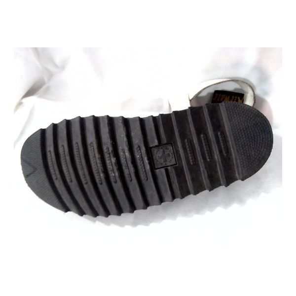 Blaire White Leather Sandal | 6 UK