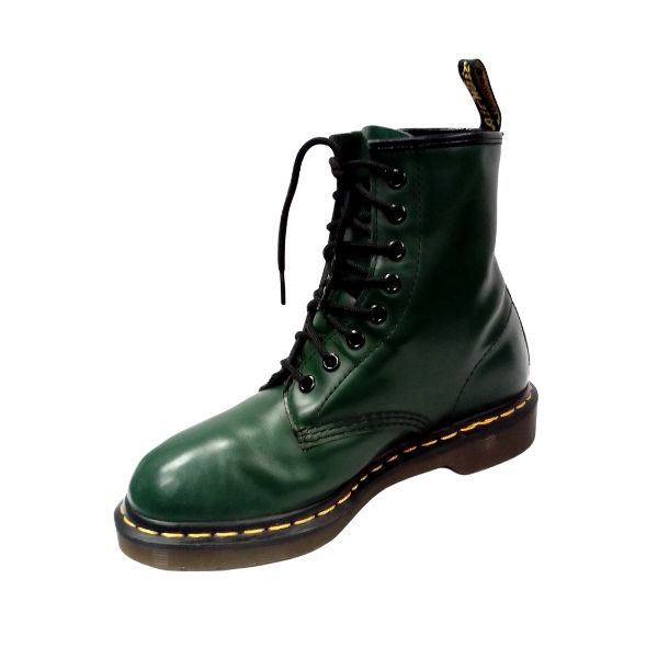 1460 Green Smooth Leather | 5 UK
