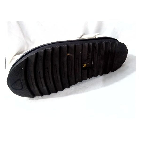 Blaire White Leather Sandal | 6 UK