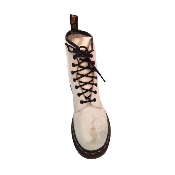1460 White Leather Boots | 6 UK