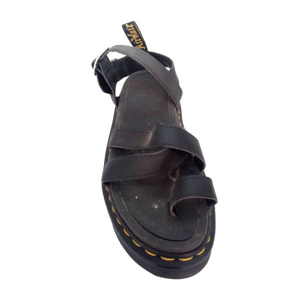 Avry Black Leather Sandal | 7 UK
