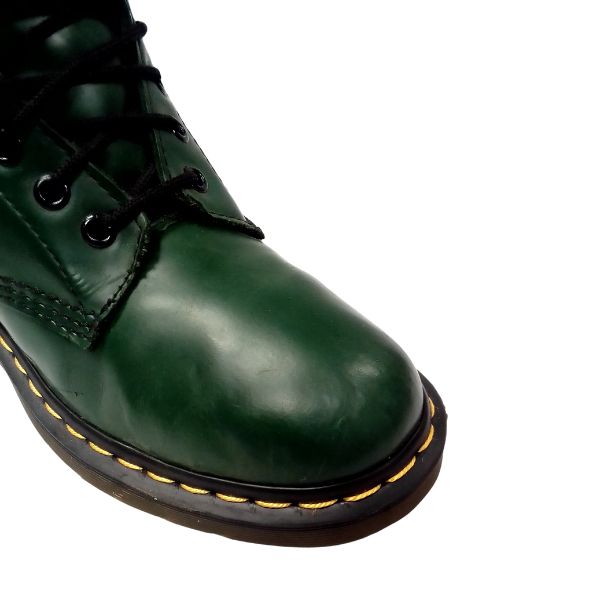 1460 Green Smooth Leather | 5 UK