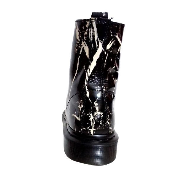 Pascal Marble Black White Patent Leather | 5 UK