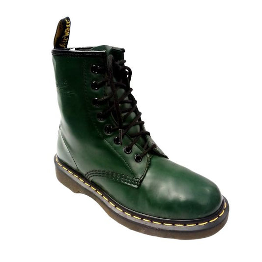 1460 Green Smooth Leather | 5 UK