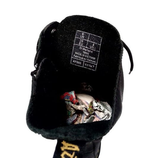 1B99 Tell Black Leather | 6 UK