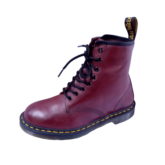 1460 Smooth Leather Cherry Red / 7 UK