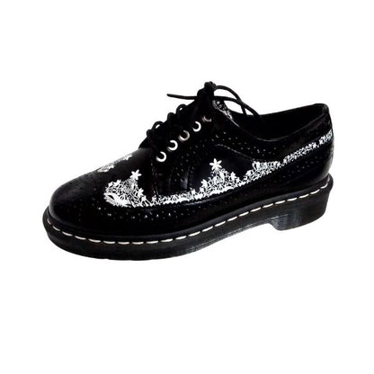 3989 Lace Wingtip Brogue Leather Shoe | 4 UK