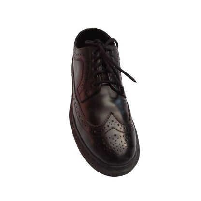 3989 Black Mono Smooth 5 Hole Brogues Leather | 6 UK