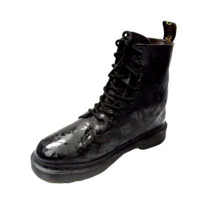 Cassidy Skull Leather Boots | 4 UK