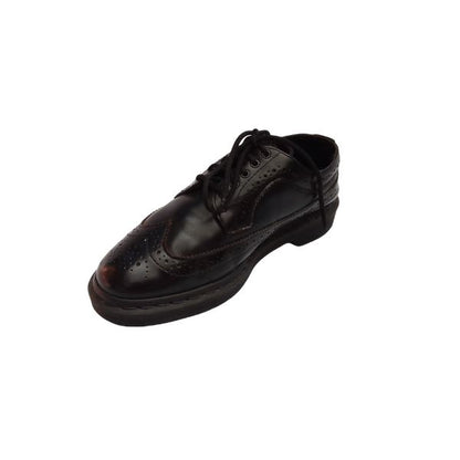 3989 Black Mono Smooth 5 Hole Brogues Leather | 6 UK