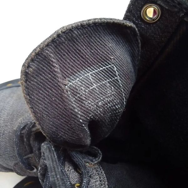 1460 Vegan Castel Black Denim | 4 UK