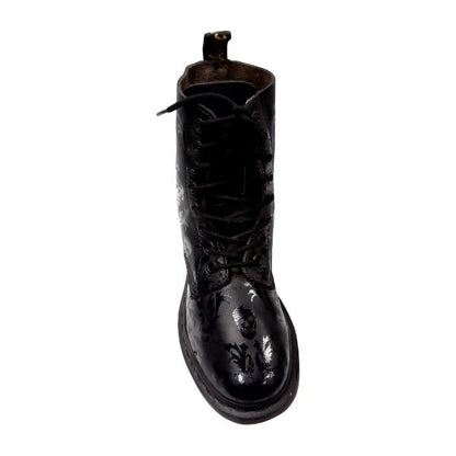 Cassidy Skull Leather Boots | 4 UK