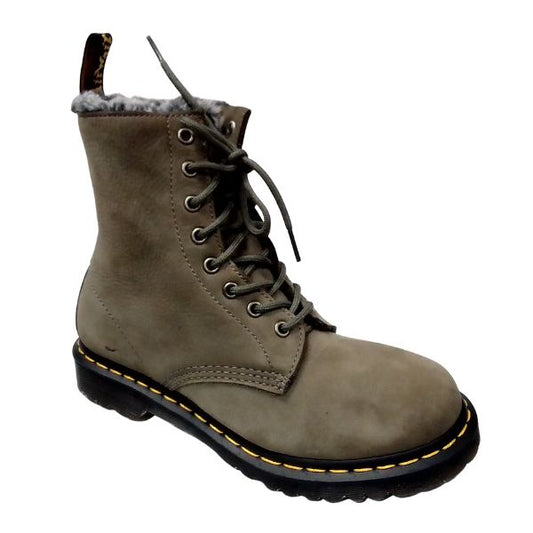 Serena Nickel Grey Milled Nubuck Leather | 6 UK
