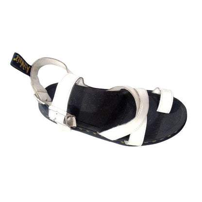 Avry White Leather Sandal | 6 UK